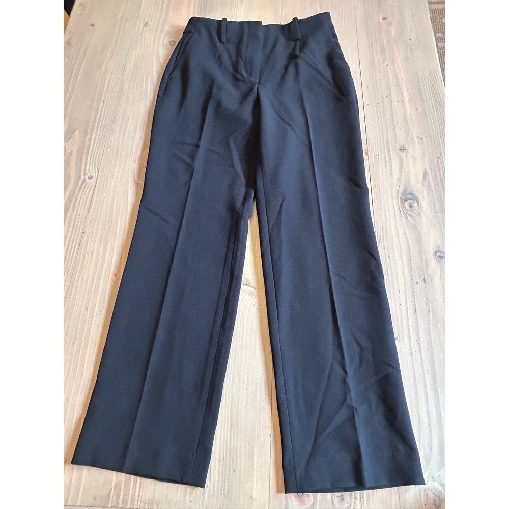 G18 Talbots Southampton Pant Black Straight Leg Dress Pants business 2P Petite